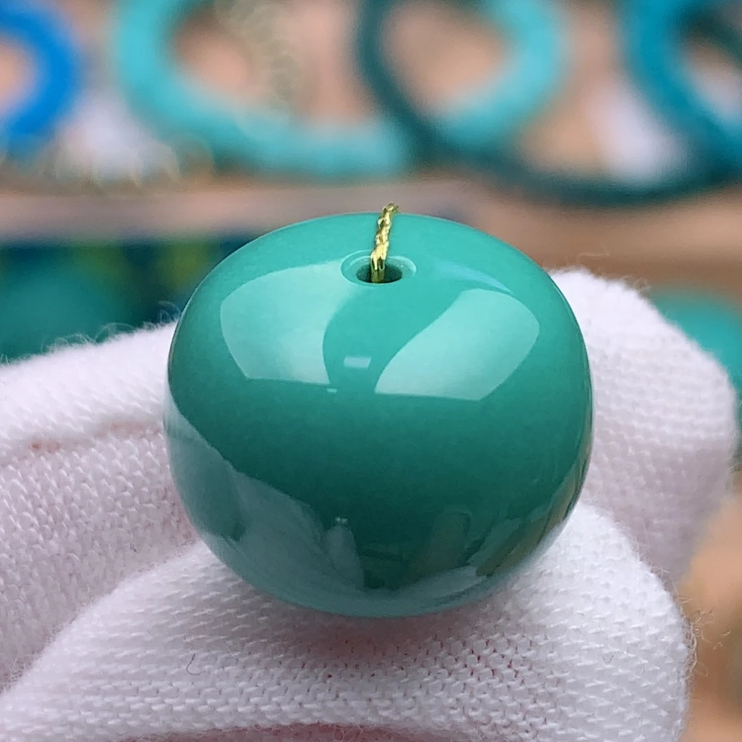 未镶嵌绿松石珠宝奇石14.2✖️10.7mm