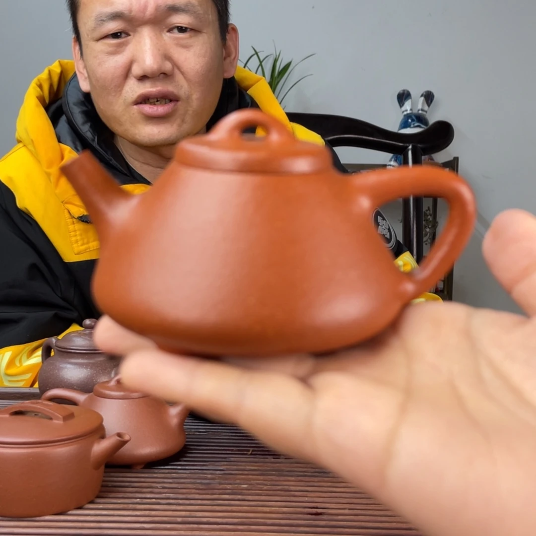 卡***卡茶壶段泥降坡泥子冶石瓢150cc全手