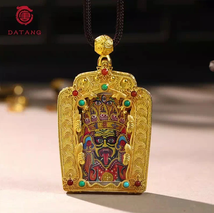 扎基拉姆唐卡民族风原创设计款DIY项链X31558