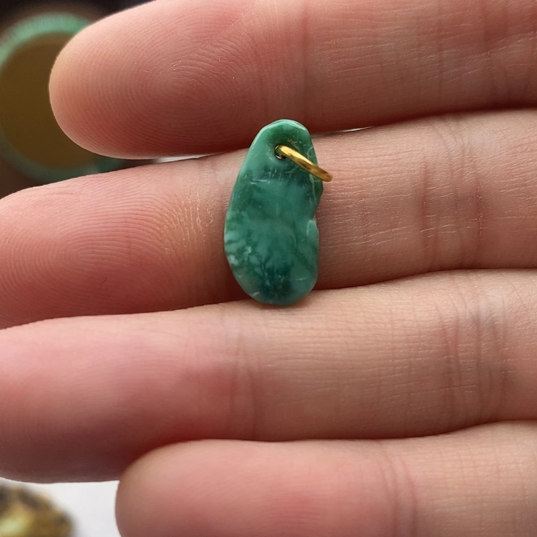 绿松石未镶嵌吊坠(不含链)