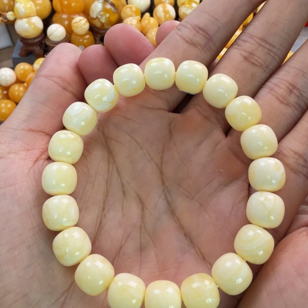 琥珀未镶嵌珠宝奇石12mm同料