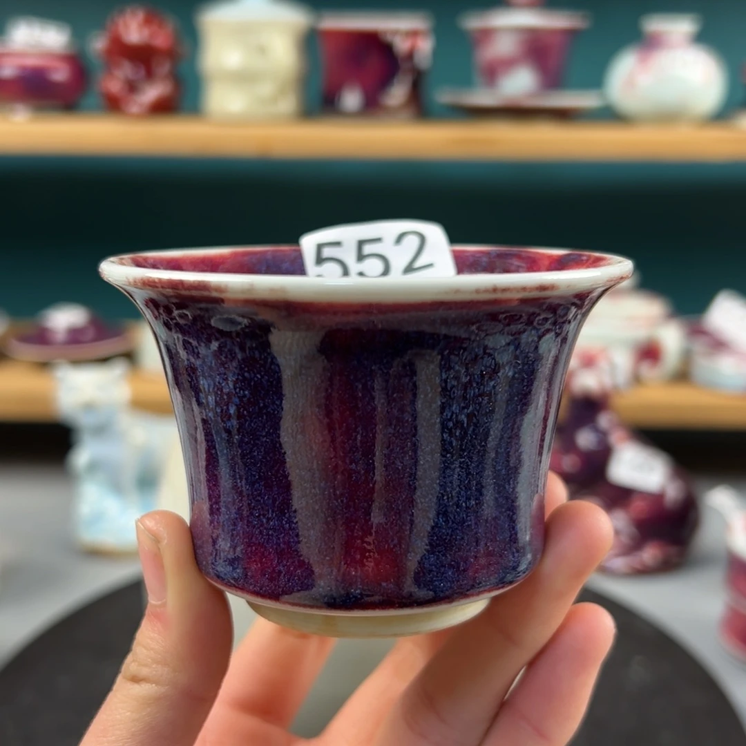 瓷片微瑕主人杯纯手工