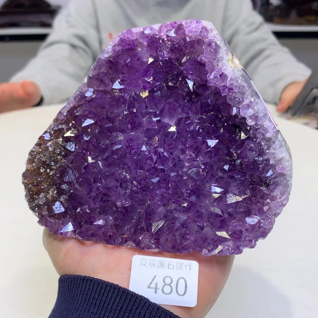 水晶摆件未镶嵌紫晶480