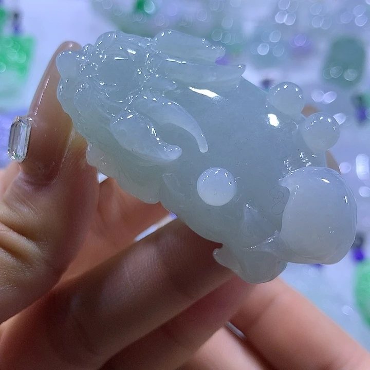翡翠未镶嵌颈饰天然翡翠A货吊坠