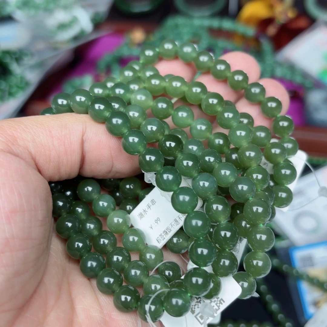 和田玉手链拍一发一多样性未镶嵌