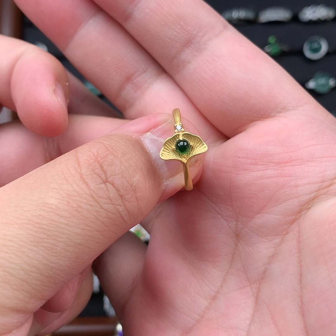 翡翠银S925镶嵌颈饰