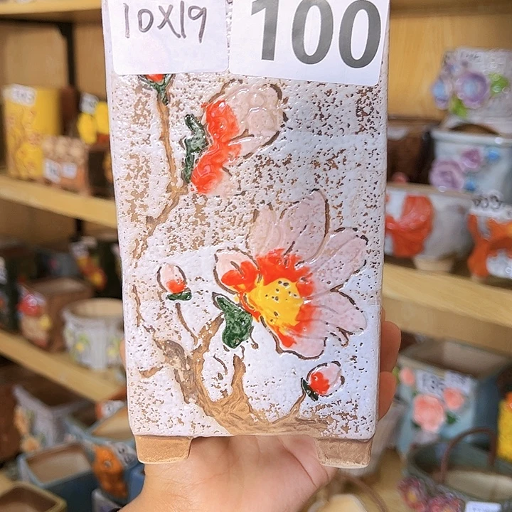 陶瓷多肉花盆满15包邮