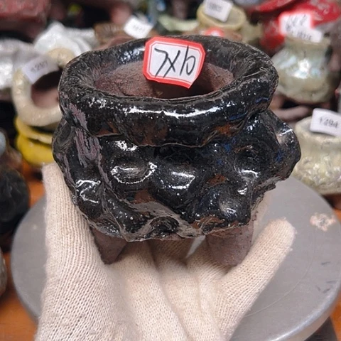 粗陶花盆手工花盆制作