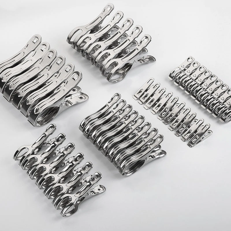 大号不锈钢夹子家用晾衣夹晒晾被子小夹子固定防风夹衣服棉被衣架