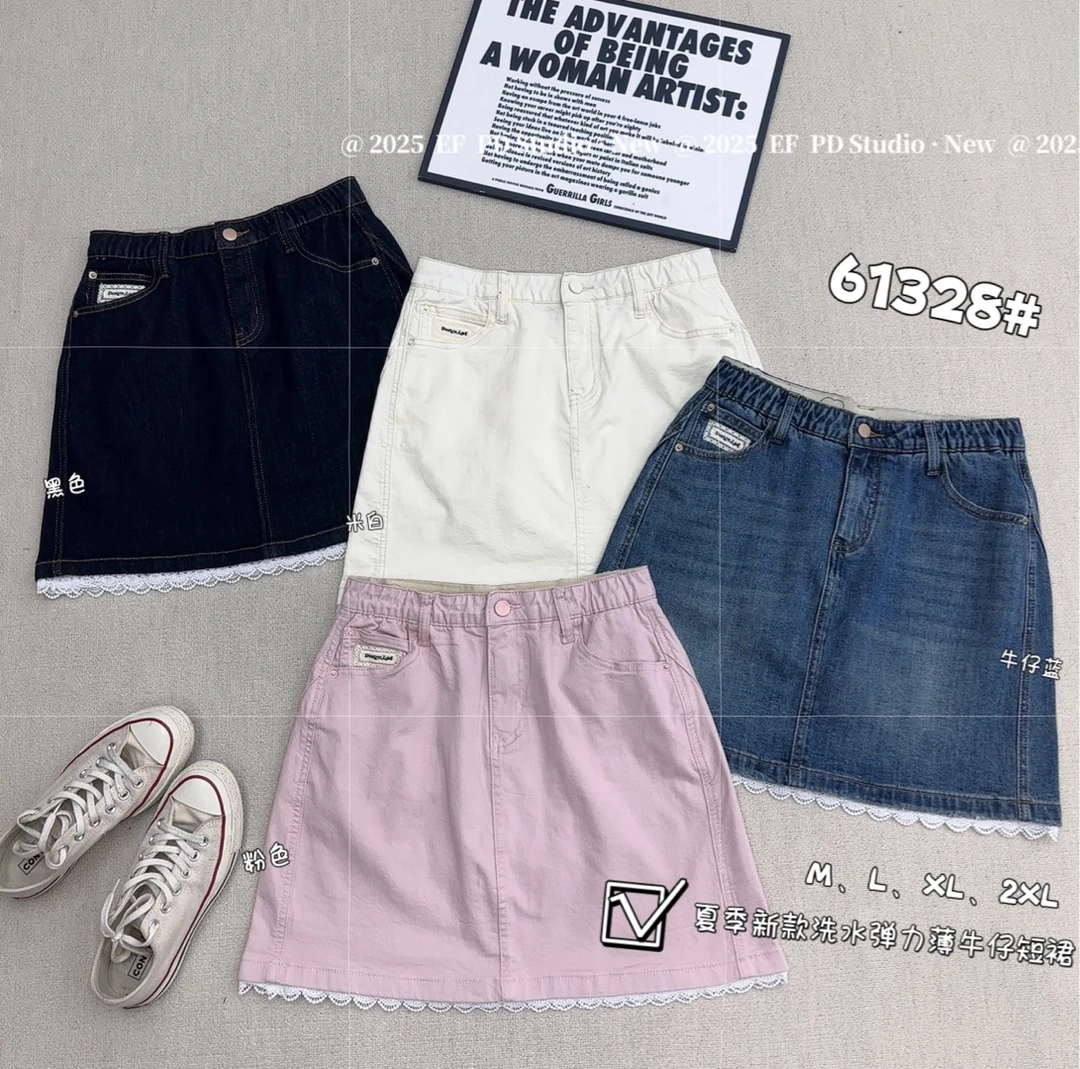 61328夏款牛仔半身短裙