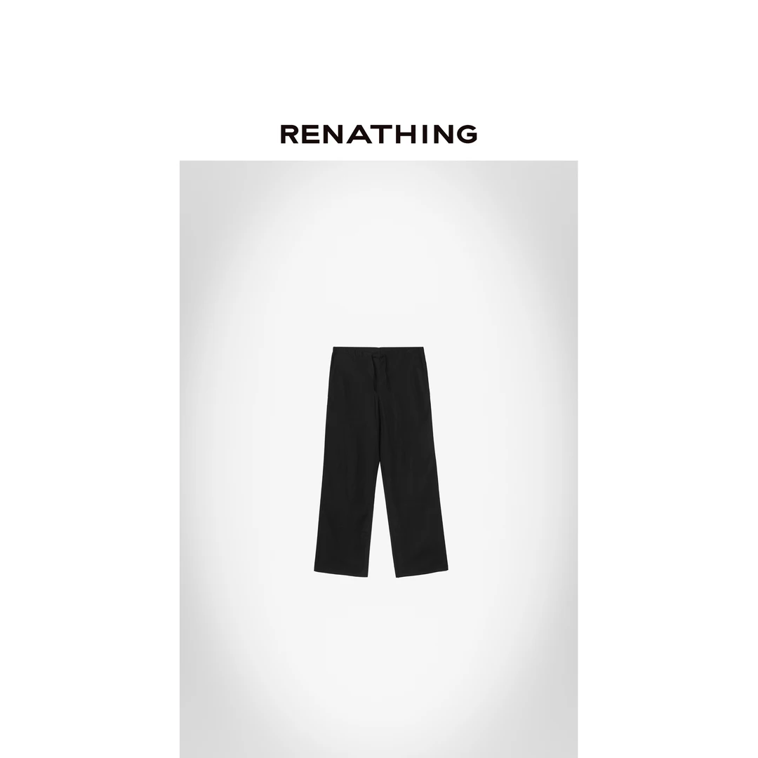 【RENATHING】抽绳系带休闲裤
