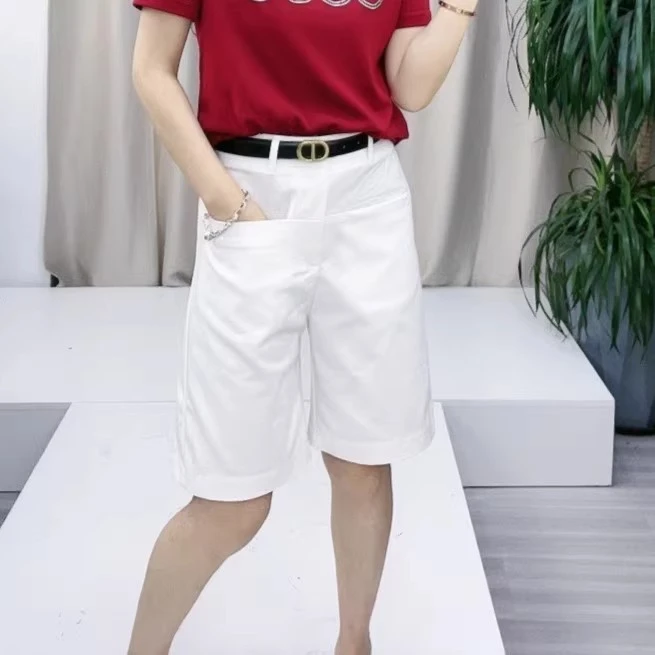 2025新款女士五分裤休闲短裤夏季时尚工装短中裤小个子裤子女爆款