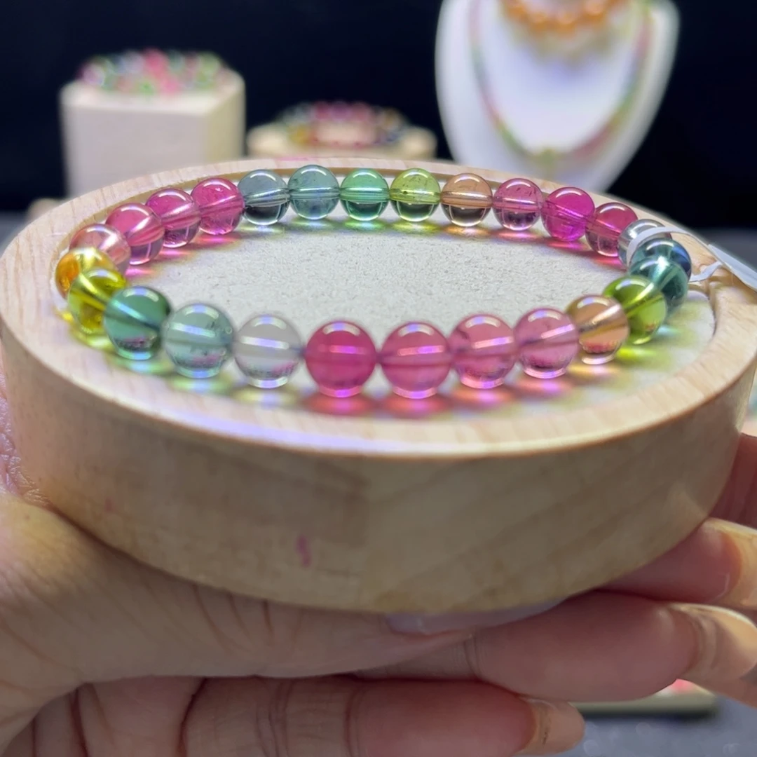手链未镶嵌碧玺人鱼7mm