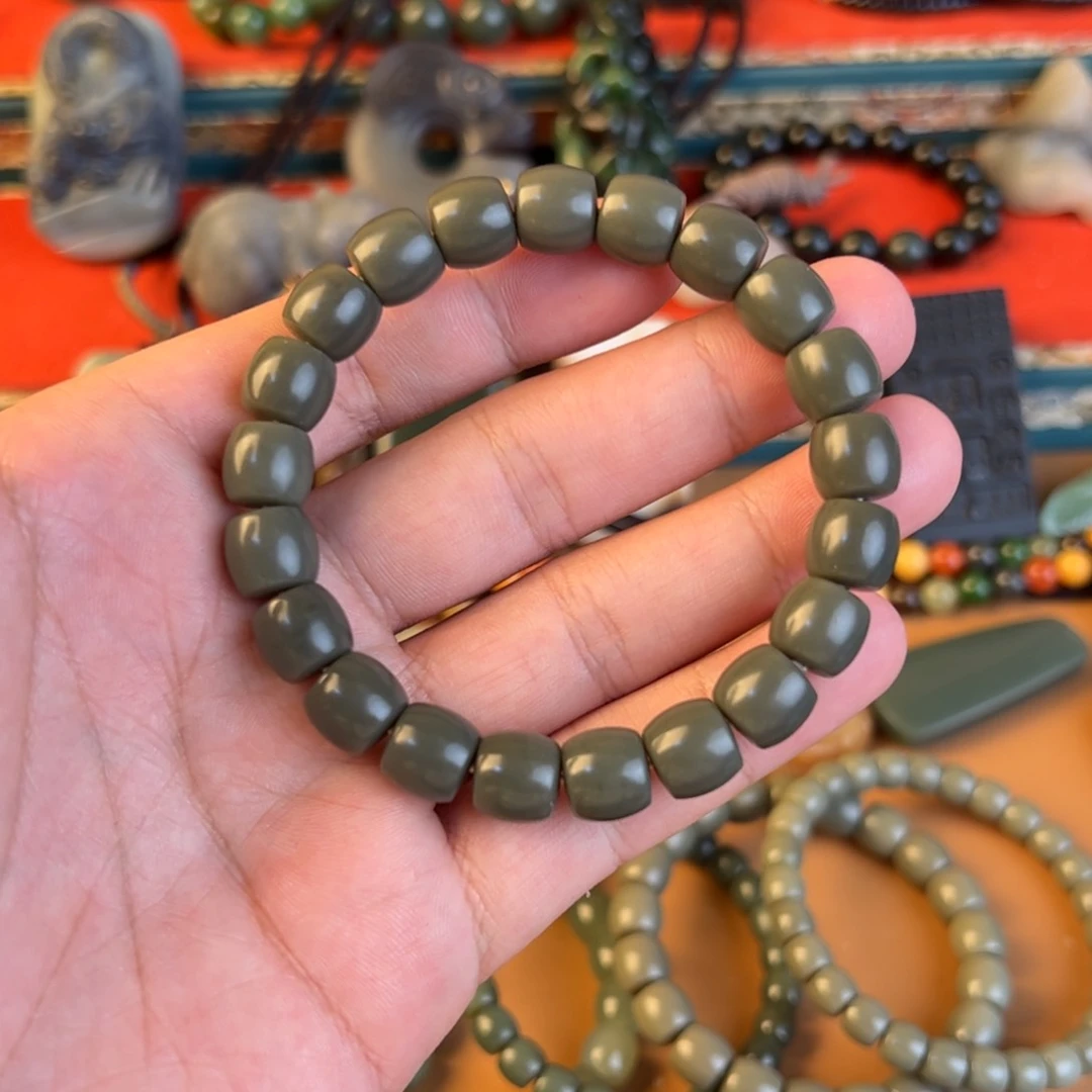 和田玉手链未镶嵌K***.