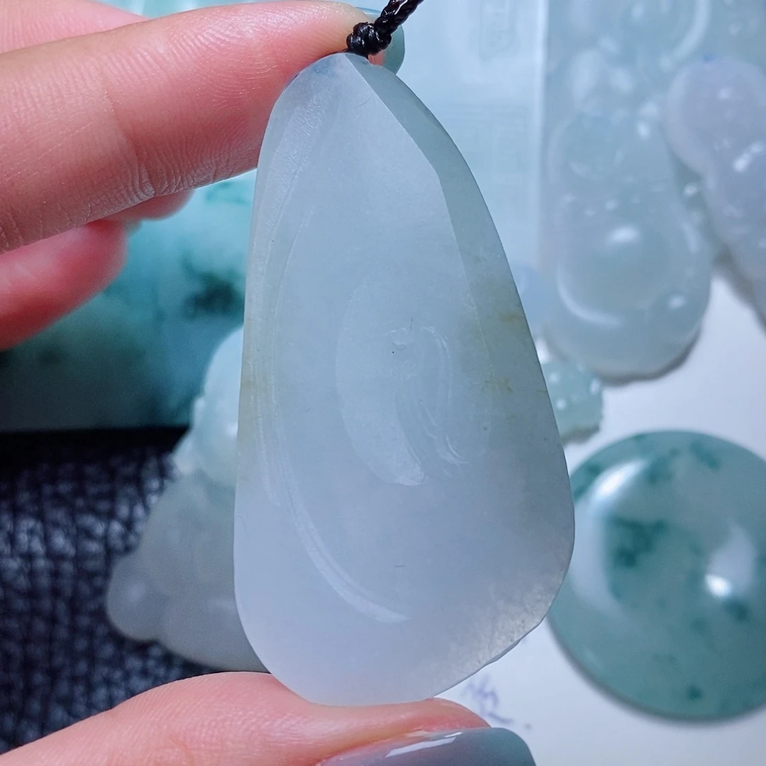 _***6定制翡翠未镶嵌毛货付款后确认抛光