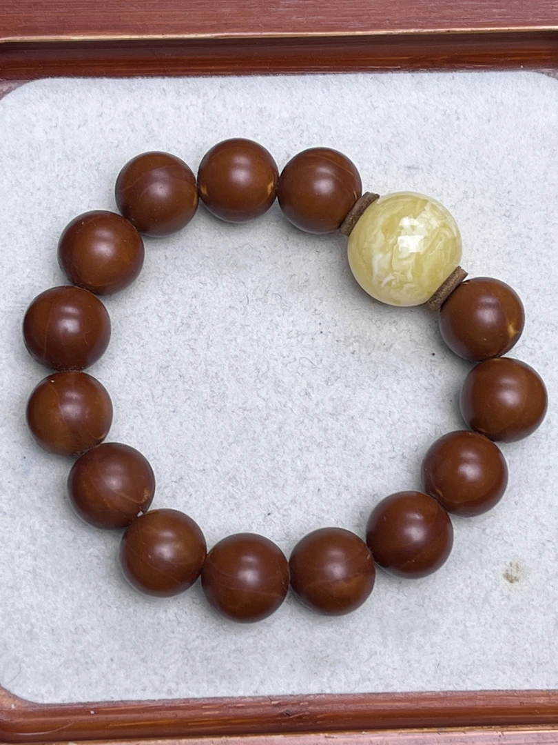 橄榄核圆珠手串手链