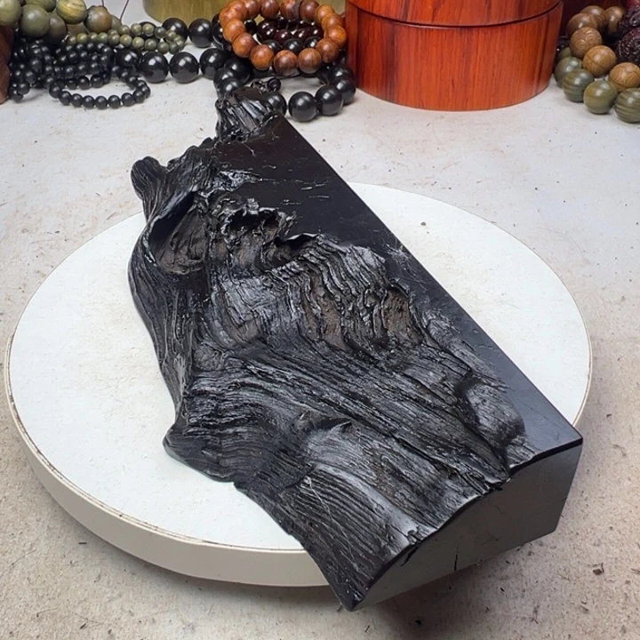 集***)木千年乌木紫光檀底座