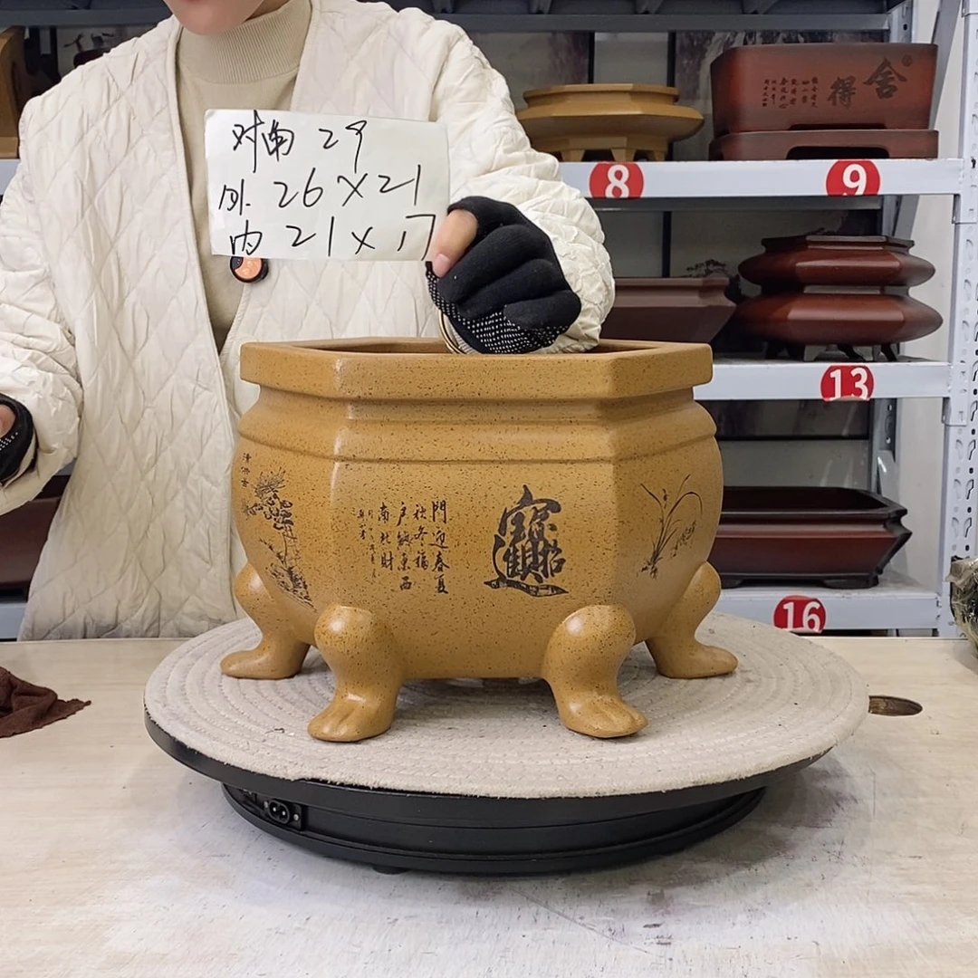 紫砂花盆紫砂花盆