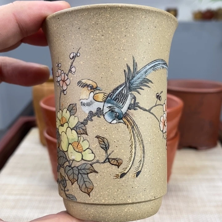 紫砂茶杯宜兴紫砂主人杯