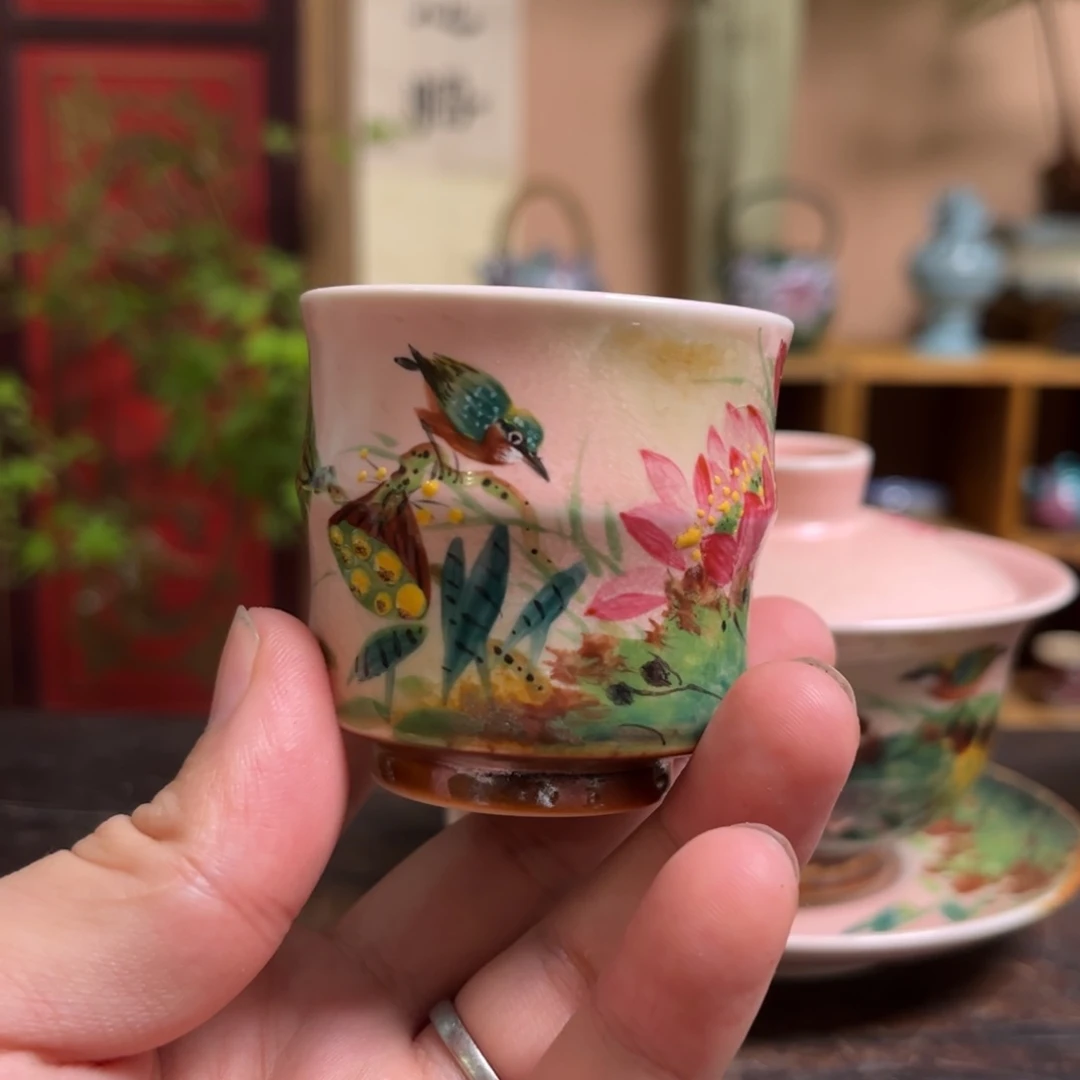 柴烧手工手绘陶瓷