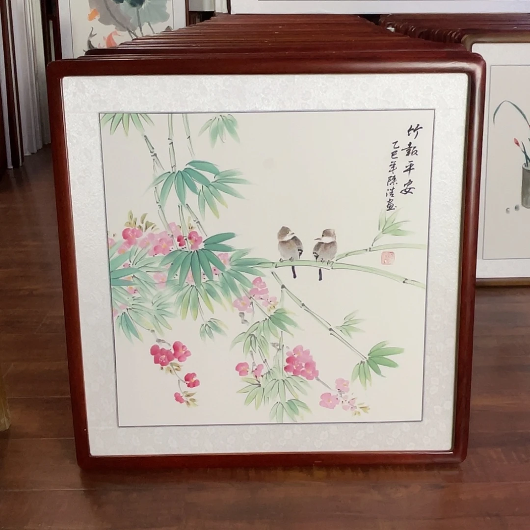 国画带框尺寸63*63厘米