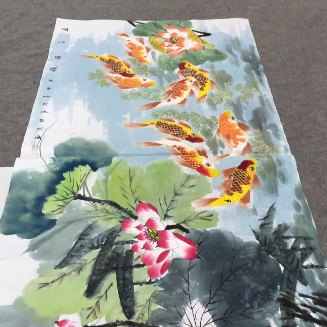 国画国画作品画心一张