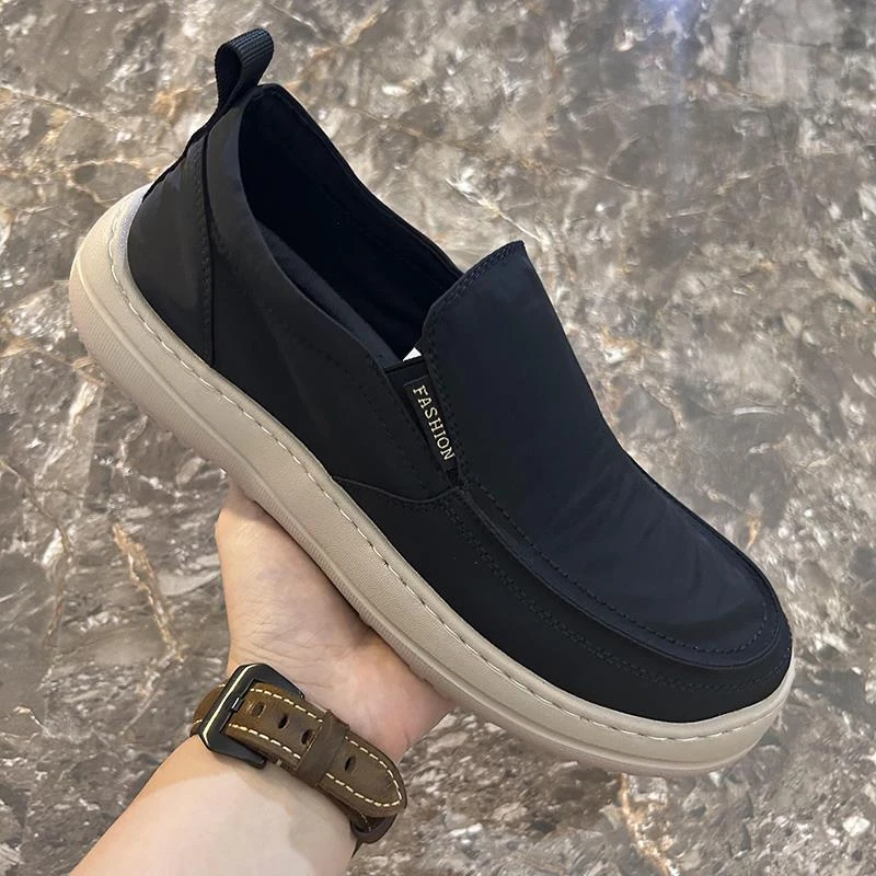 Npkp Couture官方正品/冰丝布鞋男2025新款夏季透气一脚蹬男鞋子