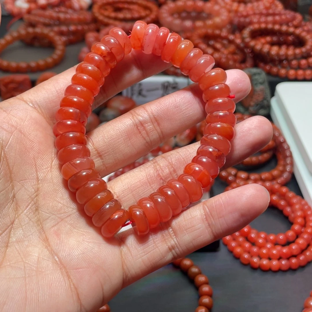 南红玛瑙手链未镶嵌