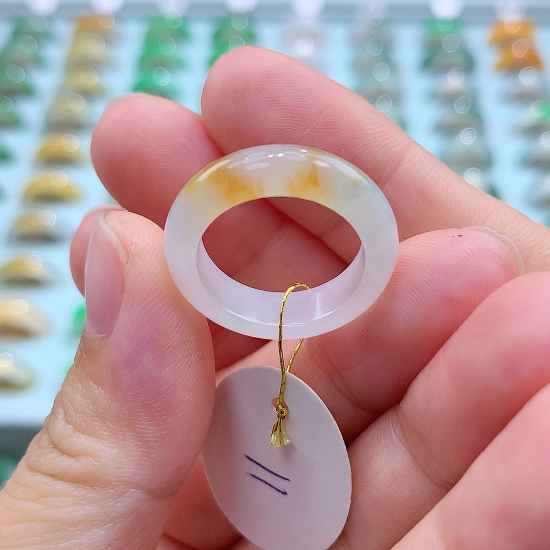 未镶嵌戒指翡翠11圈