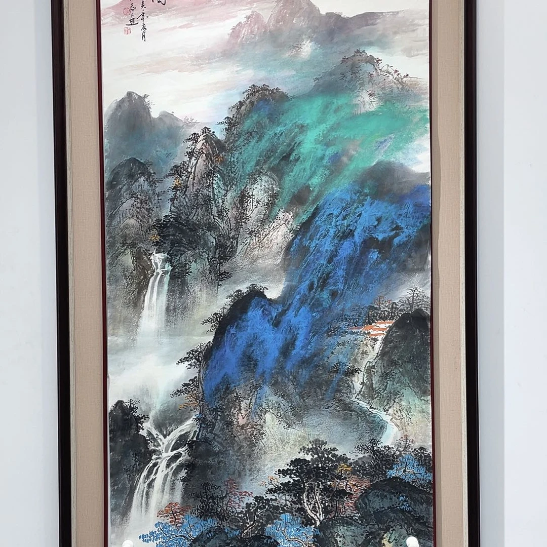 国画凌行志老师手绘精品国画