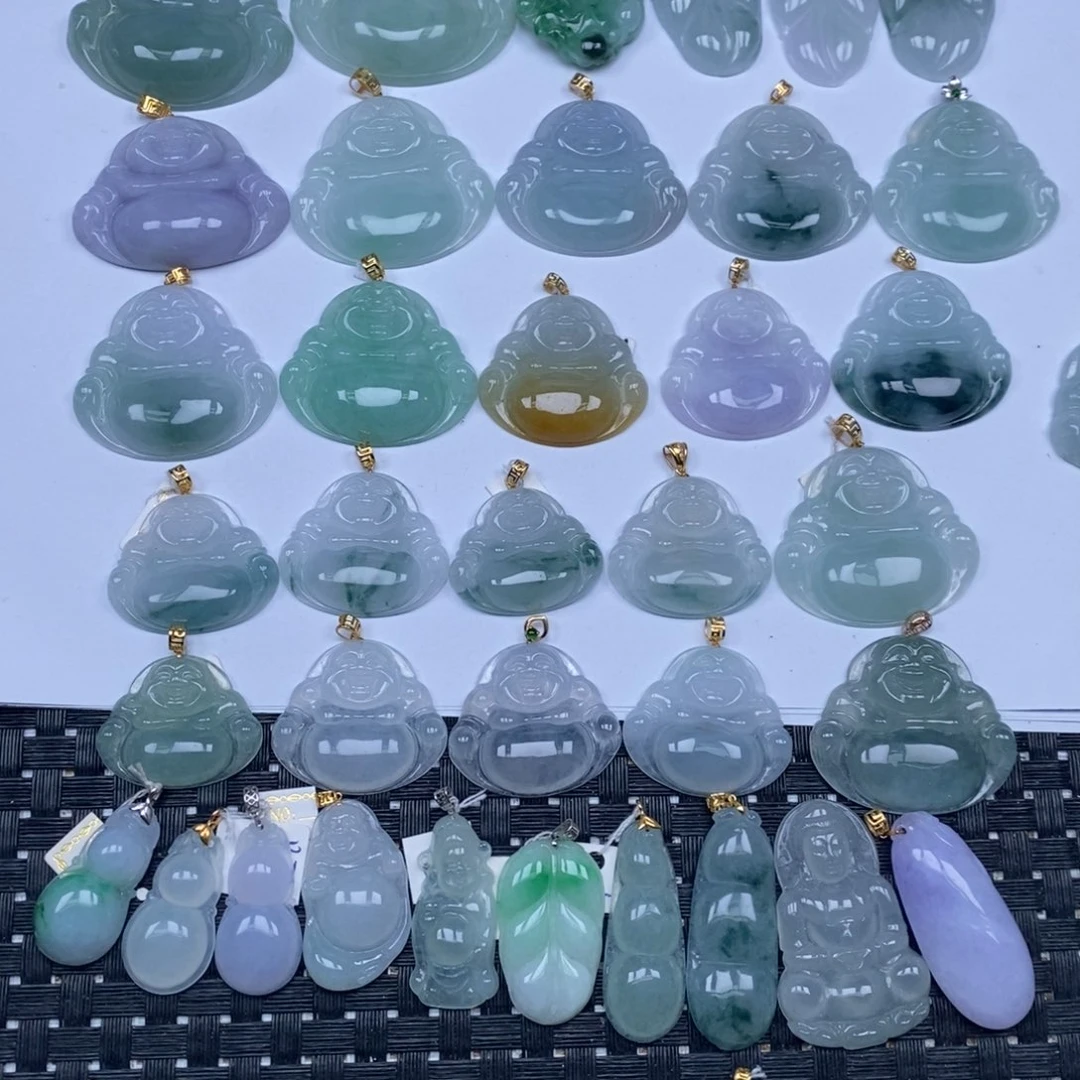 翡翠未镶嵌颈饰天然翡翠