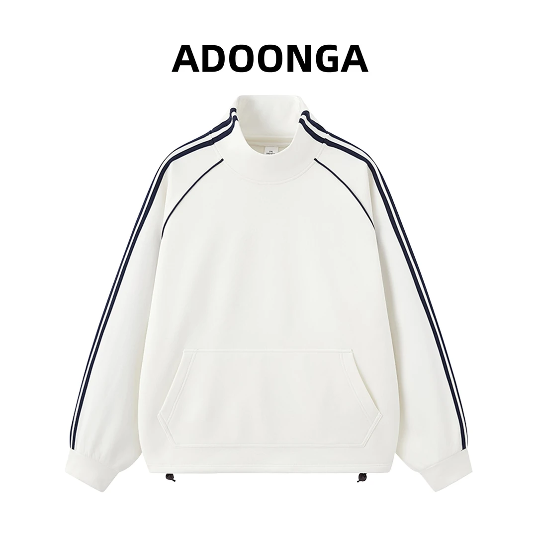 ADOONGA卫衣男士春季潮牌高级感2025新款情侣宽松休闲大码上衣