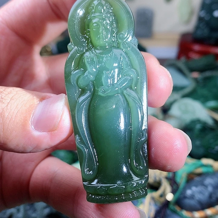 未镶嵌和田玉挂件家