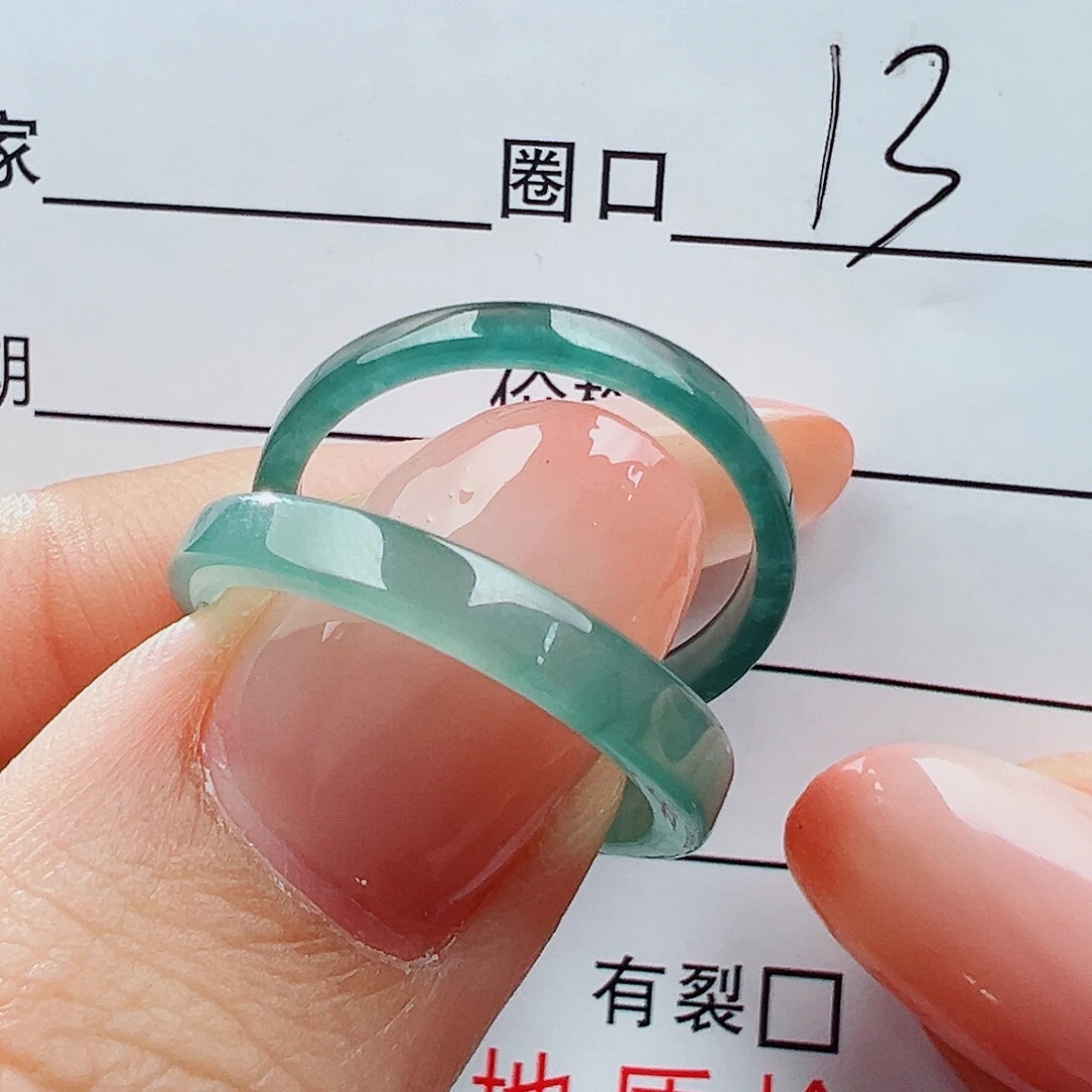 江***椒翡翠未镶嵌戒指戒指