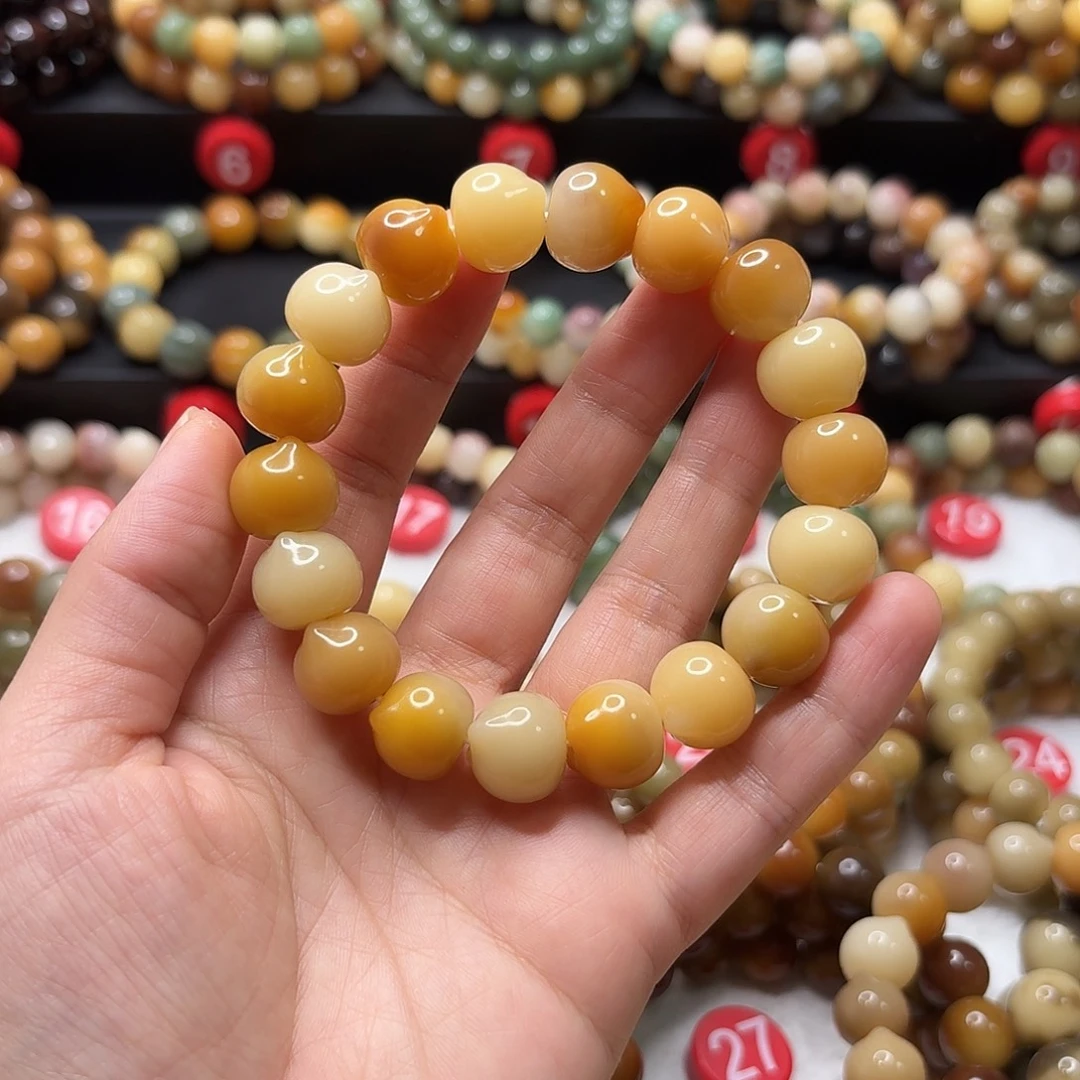 菩提根/象牙果手串猫头 已加备用珠