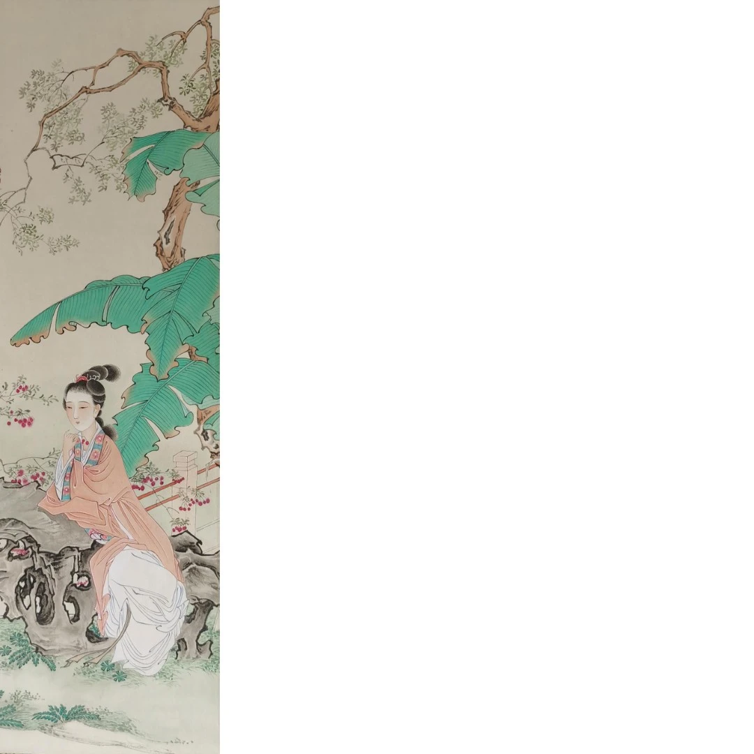 【辽拍】V250709-2-341《人物》（1.3平尺）纸本镜片 yy1218t