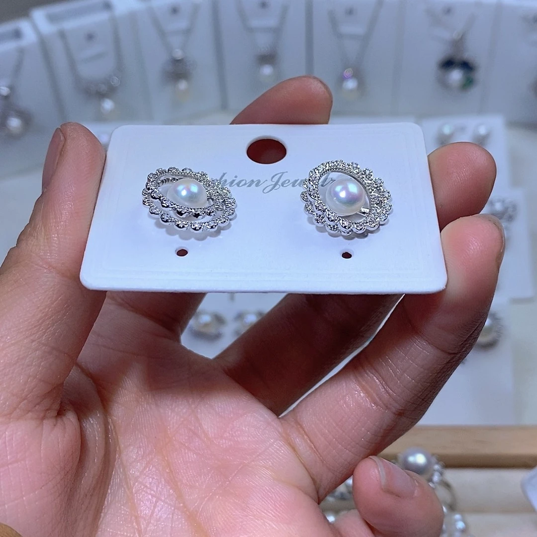 耳饰未镶嵌淡水珍珠