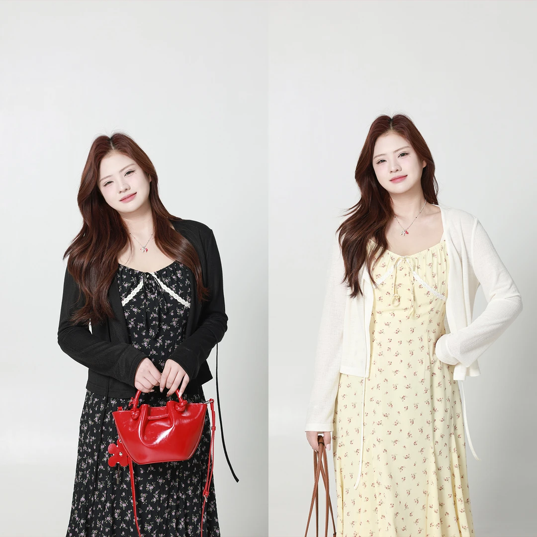 念念&李潇洒【穿出纸片人】微胖大码女装夏季百搭时尚系带针织开衫