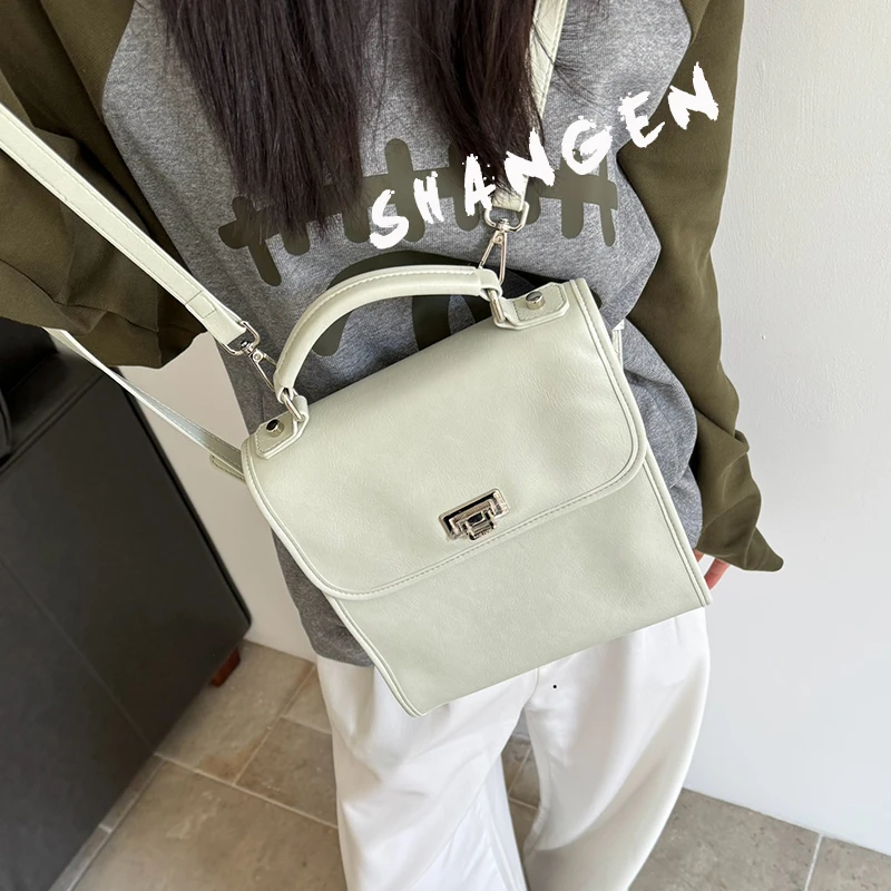 【尚恩CC】SK-82855-浅绿-23*11*23轻奢女士新款三合一斜挎双肩包