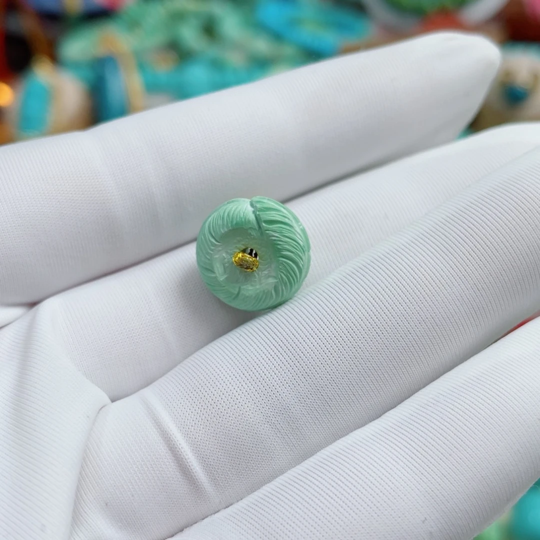 未镶嵌绿松石珠宝奇石