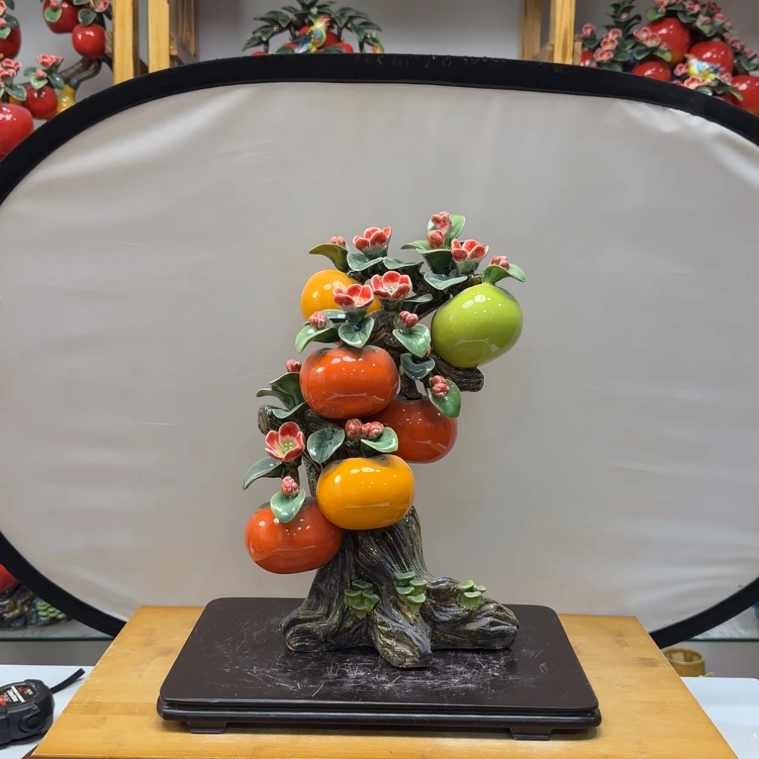 2***2陶瓷事事如意送底座没礼品