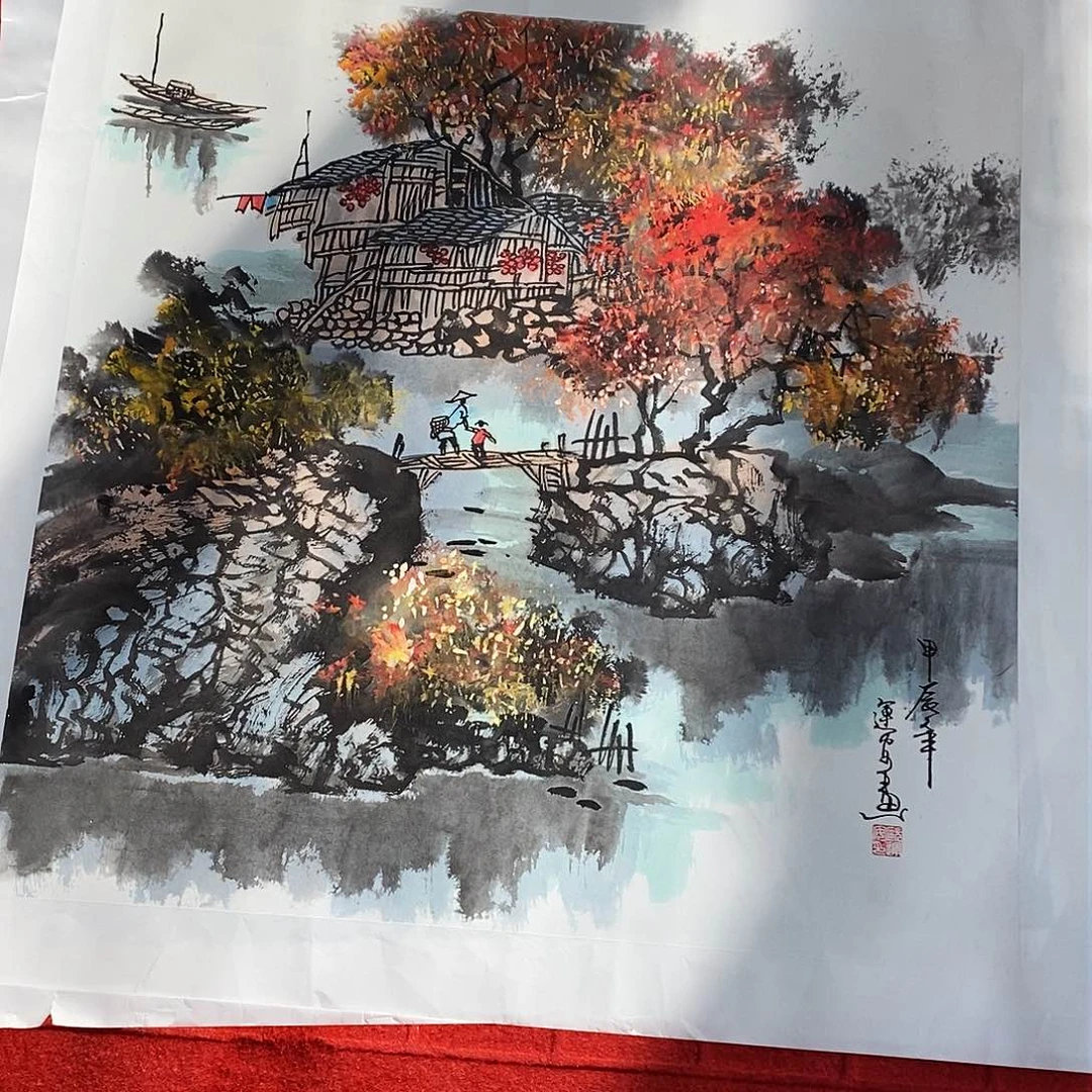 国画踏****下我想知道为什么不用