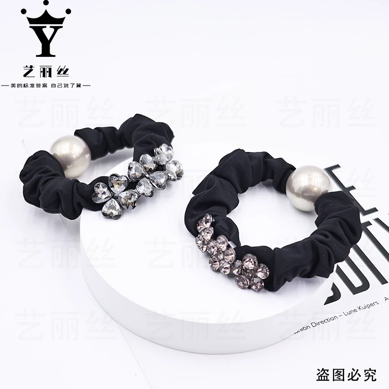 艺丽丝 东方之珠 气质轻奢款发圈[花季]带珠发圈 YL841花草