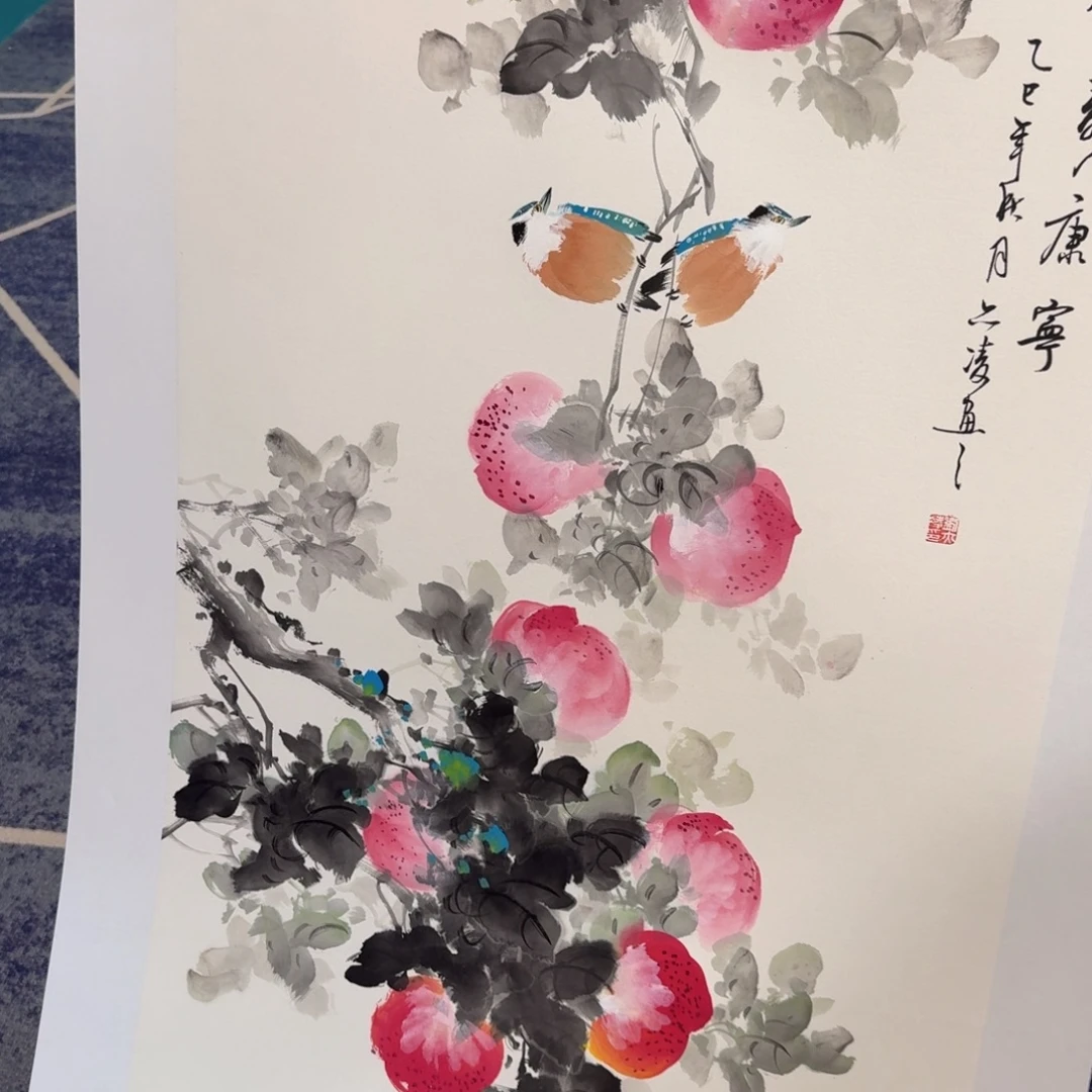 国画国画作品山水花鸟