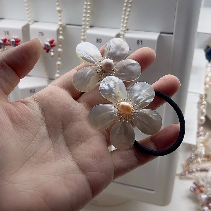 未镶嵌发饰淡水珍珠