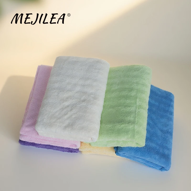 台湾微米纺滑纱成人浴巾比纯棉柔软吸水A类无甲醛加厚纯色家用
