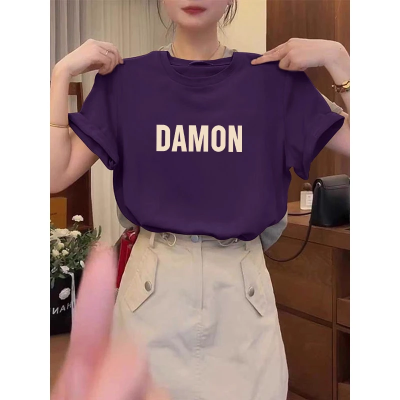 2025新款正肩纯棉短袖t恤女小众设计感时尚百搭减龄洋气上衣夏季