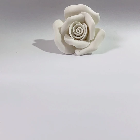梦***里瓷片陶瓷手工捏花
