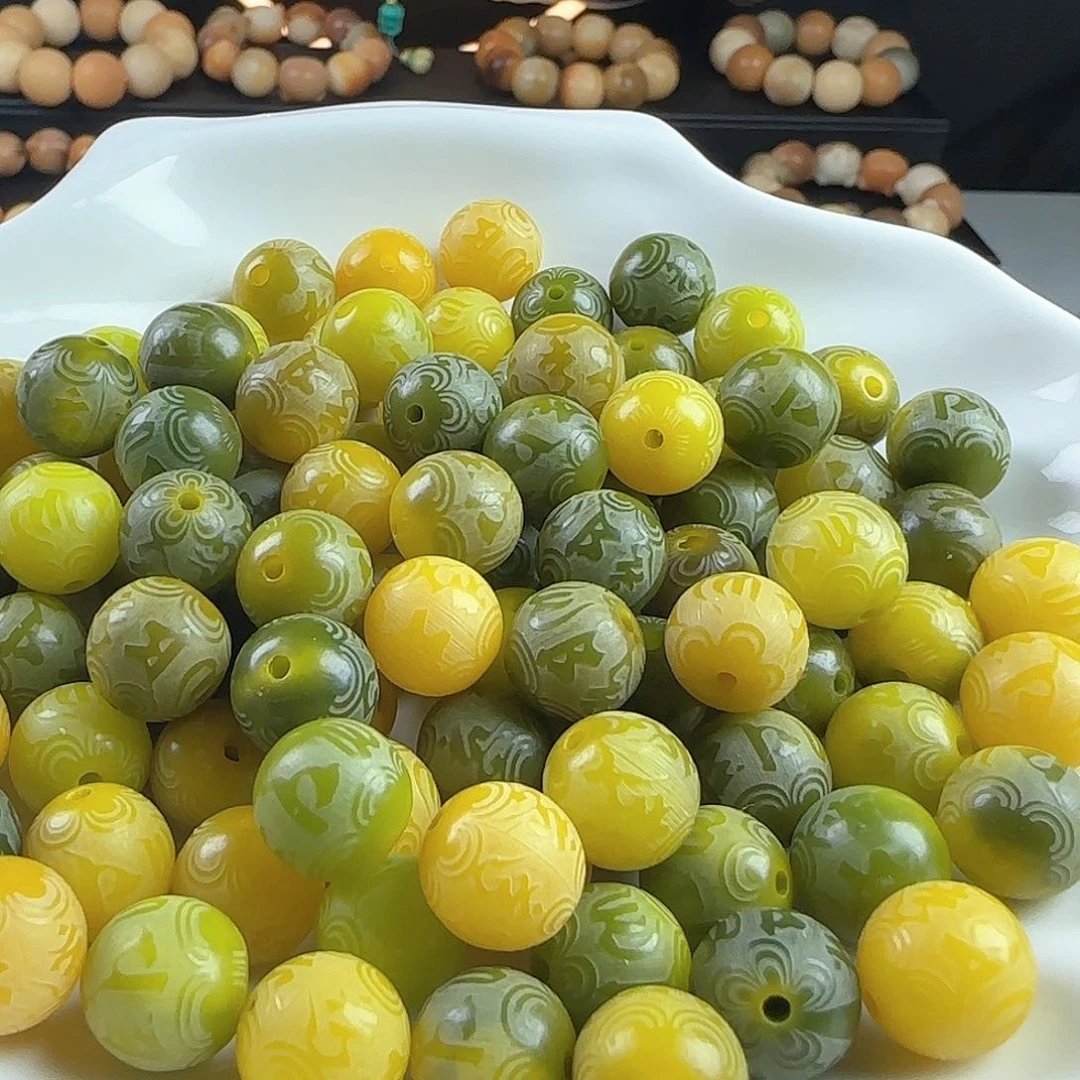 菩提根/象牙果手串卡12青柠箴言100卡牌➕20备珠