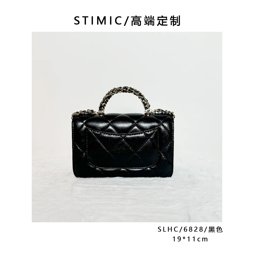 SLHC/6828/黑色paiyuge订制轻奢女士手提单肩斜挎包030